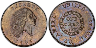 1793 chain cent Ameri.