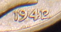 1942: 2 over 1 mercury dime