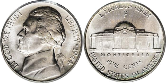 silver jefferson nickel